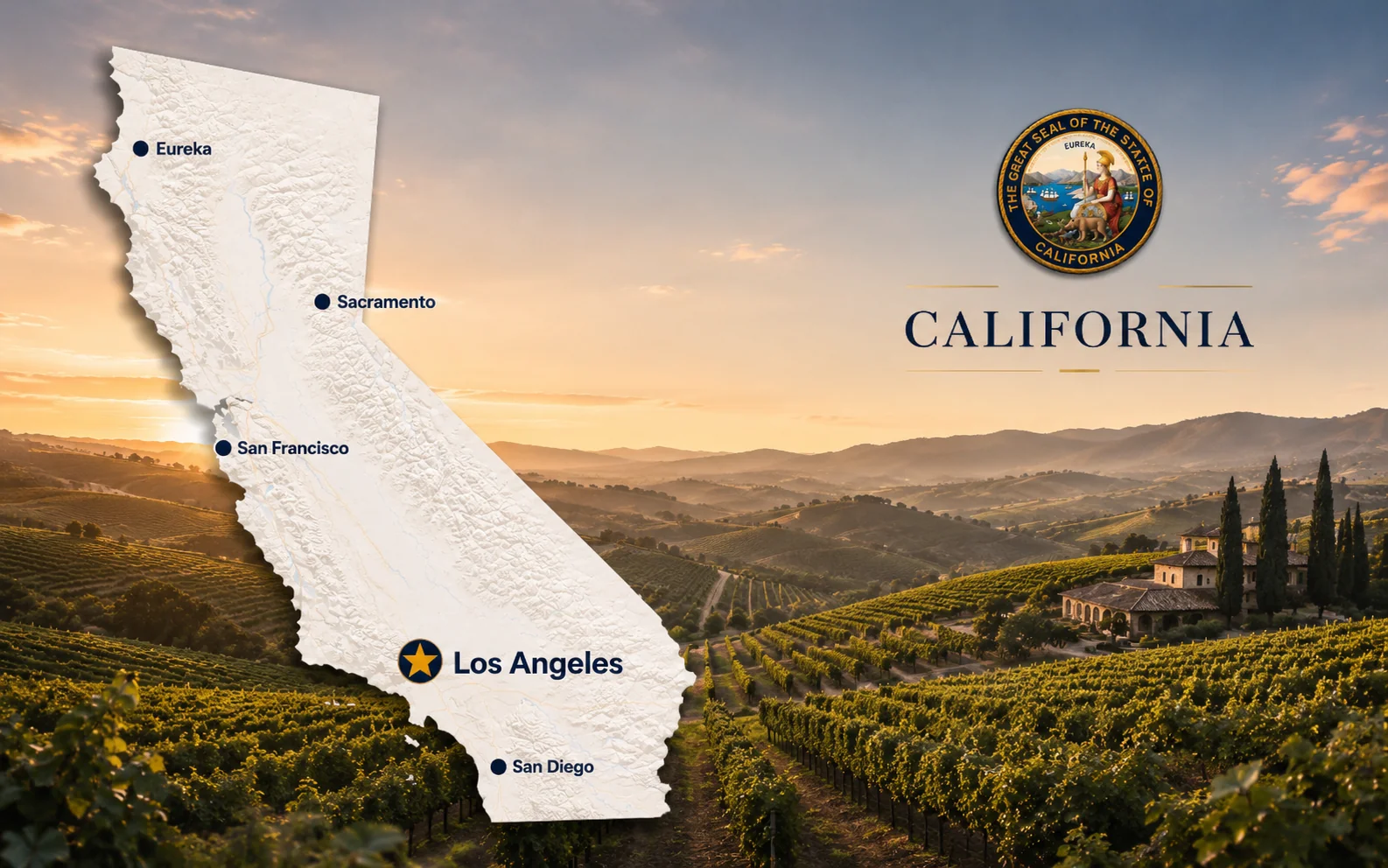 California expert witness coverage map